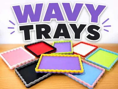 Wavy Trays - Dekoration