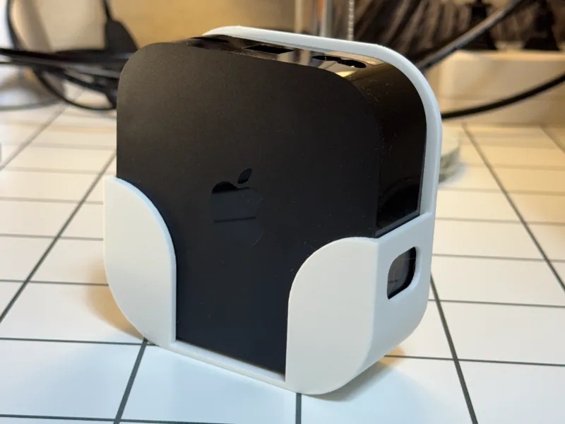 Holder for the Apple TV device (애플티비 본체를 위한 홀더)