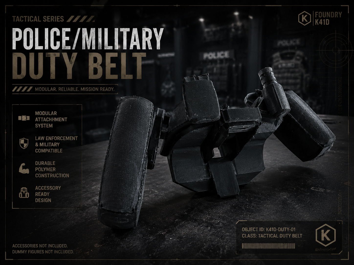 Dummy 13 Modular Police/Military Duty Belt