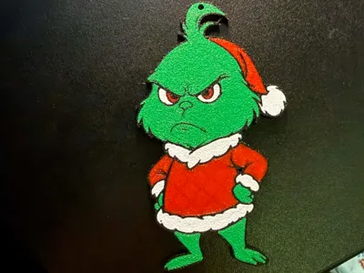 Chibi Grinch Ornament / Keychain