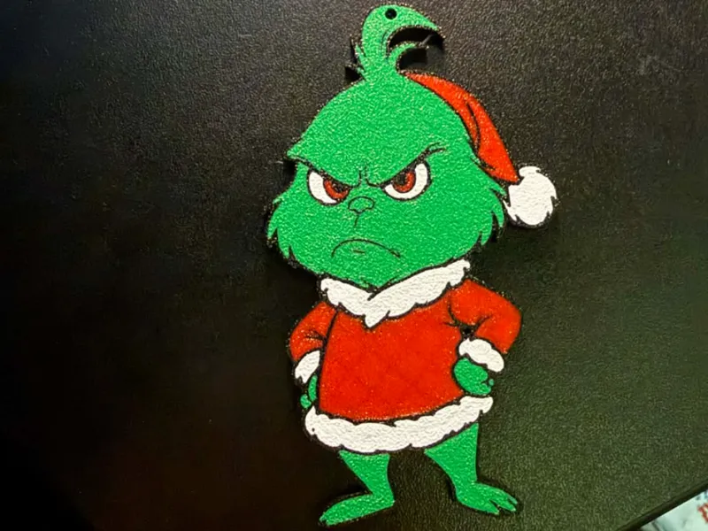 Chibi Grinch Ornament / Keychain