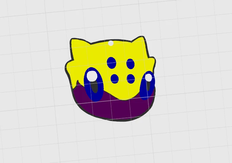 Galvantula Pokemon earring view 2