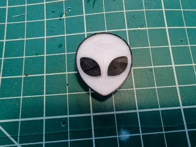 Alien Croc Shoe Charm (Jibbitz) by sidbarret007 - MakerWorld