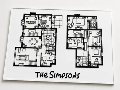 Simpsons House Plan 