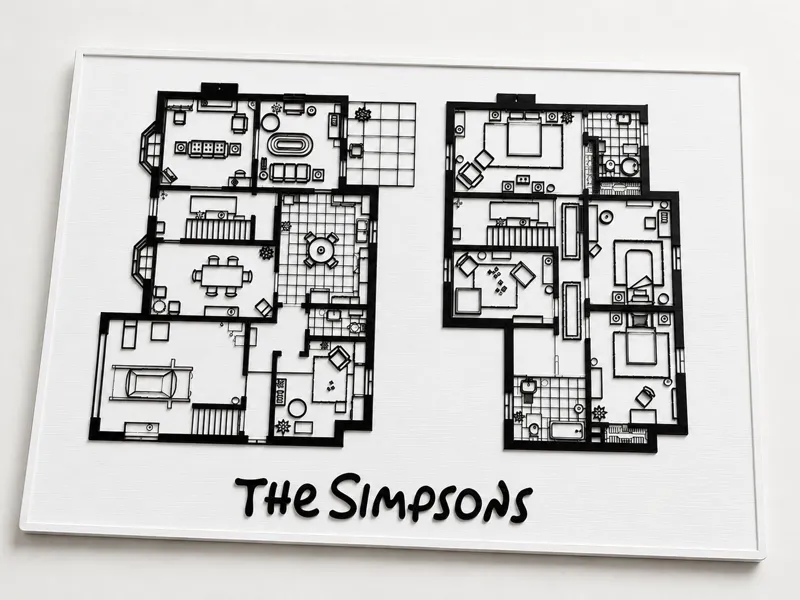 Plano Casa Simpsons 