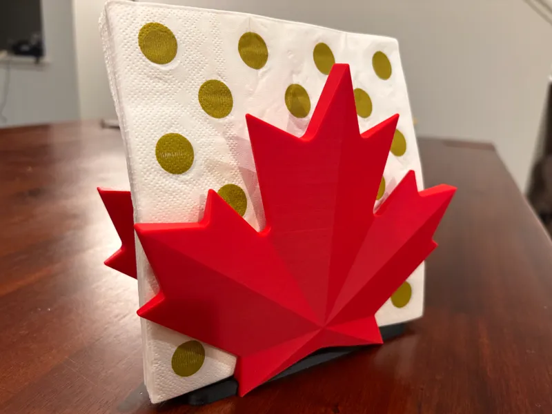 Canadian Maple Leaf Napkin / Letter Holder