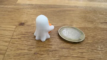 Adorno temático: Cute Halloween Ghost with Pumpkin Mini Fast Print — vista de referencia 4