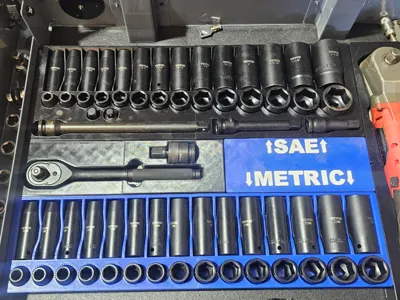 VEVOR 1/2" Socket Gridfinity - SAE & Metric