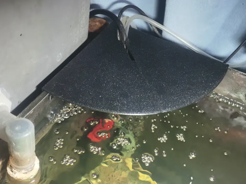 鱼缸增氧泵防溅水&线材固定块