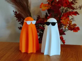 Ghost with sunglasses