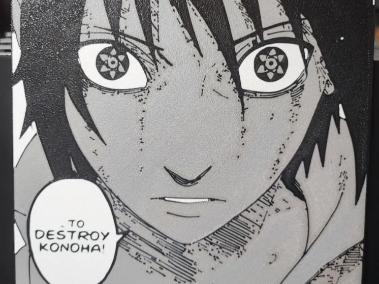 Sasuke Ushiha - (Hueforge-style)