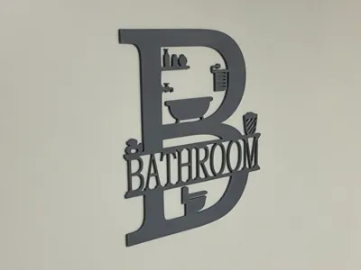 Bathroom Sign