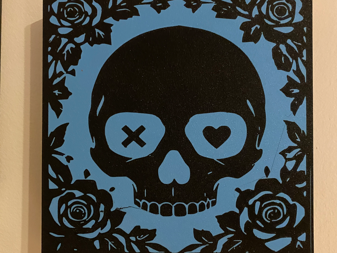 Skull Lightbox Inspired by lights out 