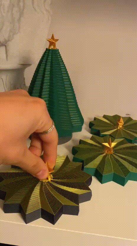 Christmas tree collapsable - no AMS
