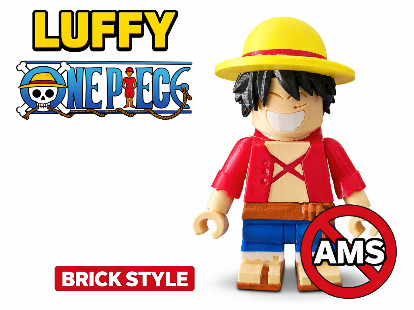 Luffy Brick style - **NO AMS**
