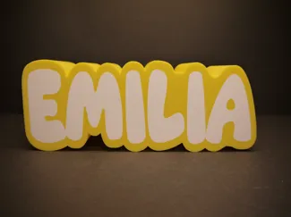 Personalized Piggy Bank ( Emilia )
