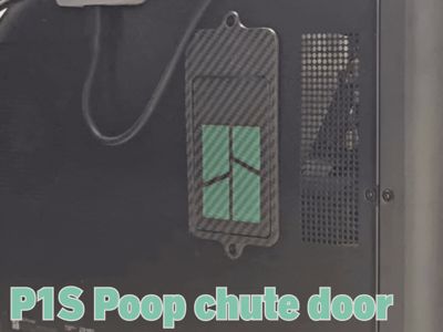 P1S Poop Chute Door