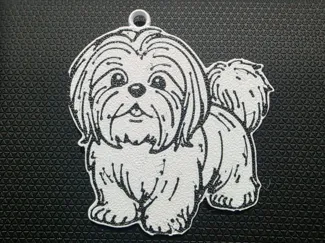 Shih Tzu keychain