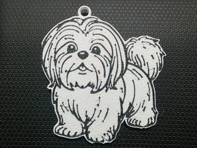Shih Tzu keychain