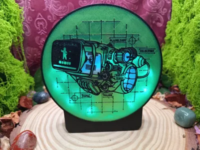 Pip-Boy Blueprint – Lightbox Front 