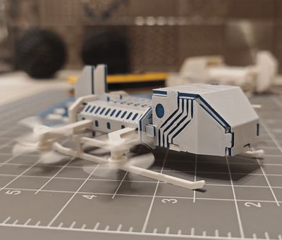 NASA's Dragonfly Rotorcraft Kit Card (No AMS)