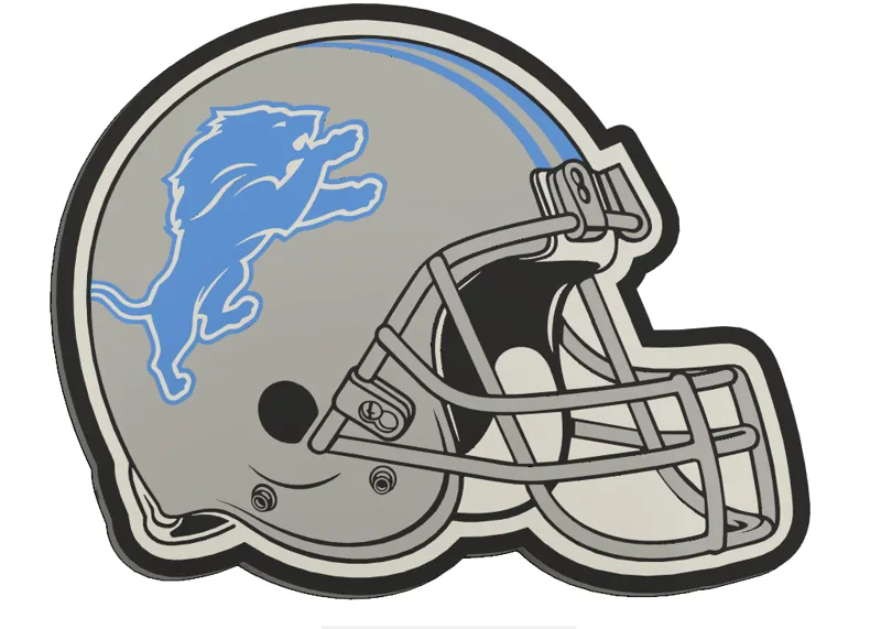 Detroit Lions Helmet lightbox