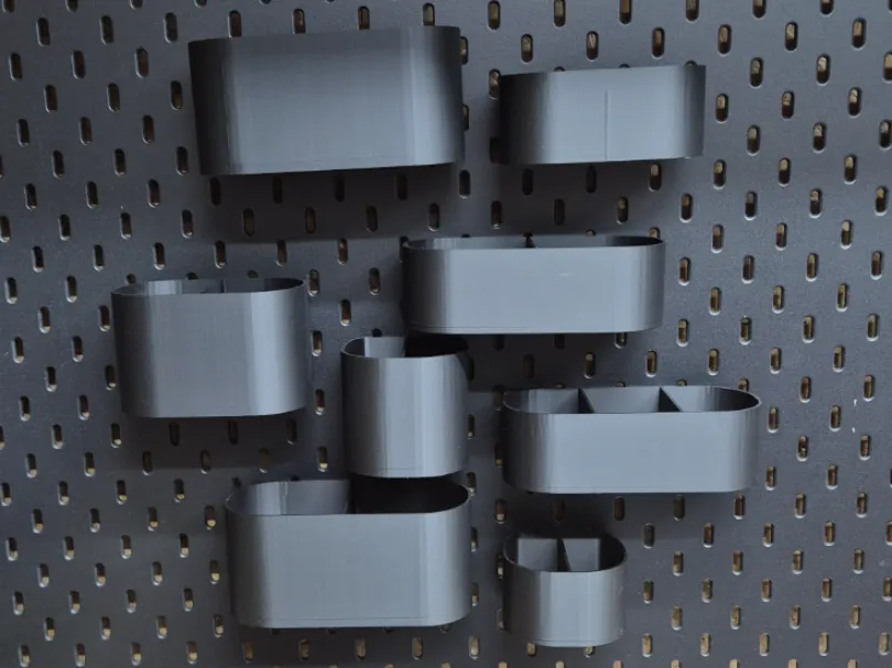 Accesorio de taller: IKEA Skådis Divided Oval Bin - 75 mm Deep 8 Sizes. Referencia del modelo original.
