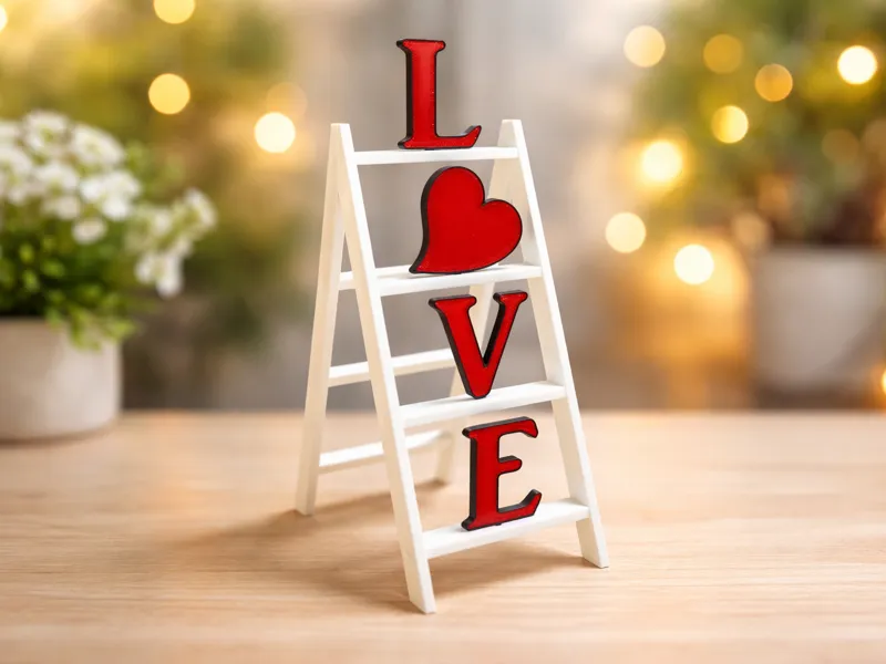 Love Ladder Decor – Valentine’s Day