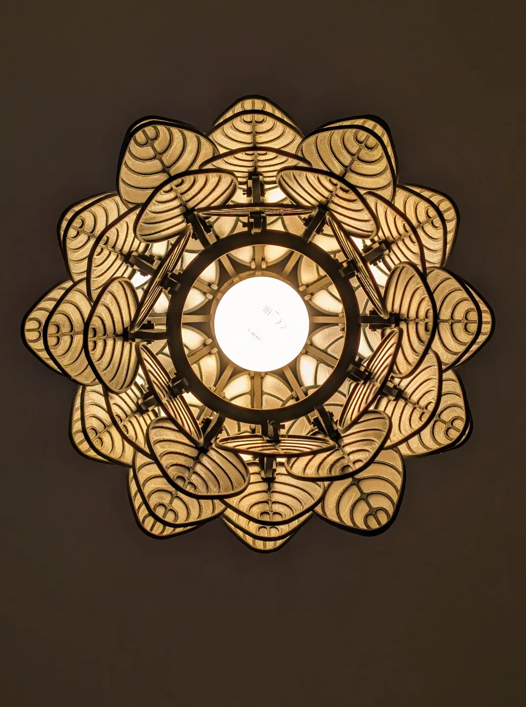 Florahedron - a fully 3D printable lamp! view 2