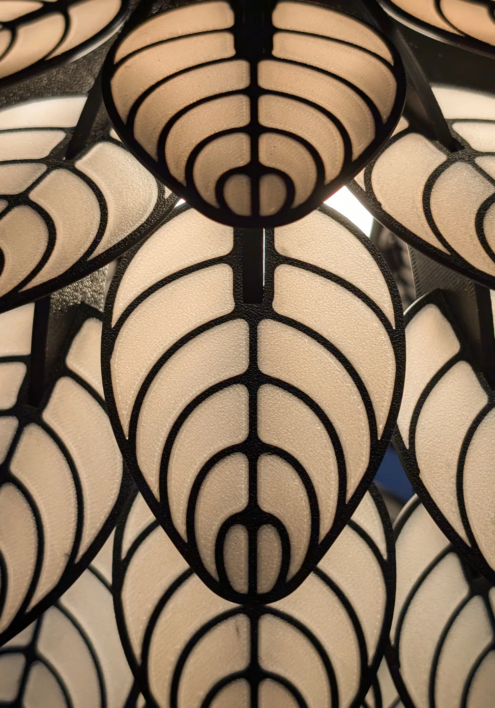 Florahedron - a fully 3D printable lamp! view 3