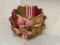 Pot pour plante grasse en forme de lotus — photo 4