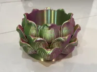 Pot pour plante grasse en forme de lotus — photo 3