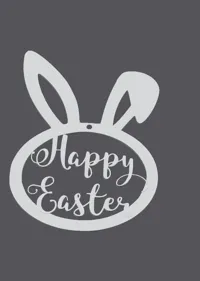 happy easter türschild englisch