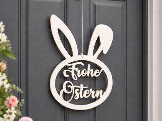 Türschild Frohe Ostern