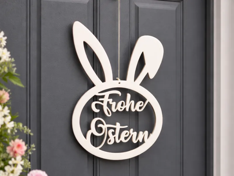 Türschild Frohe Ostern