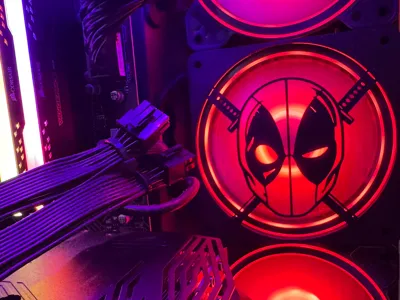 120mm Deadpool Fan Grille