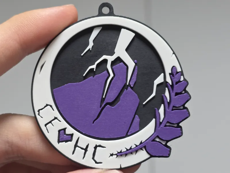 Limbus Company - Heathcliff Logo Keychain