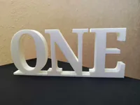 Panneau « ONE » décoratif — photo 2