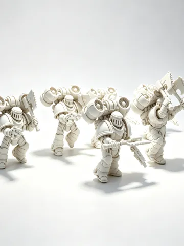 Modelo para impresión 3D: 战锤40K 锤子小分队 — vista de referencia 2