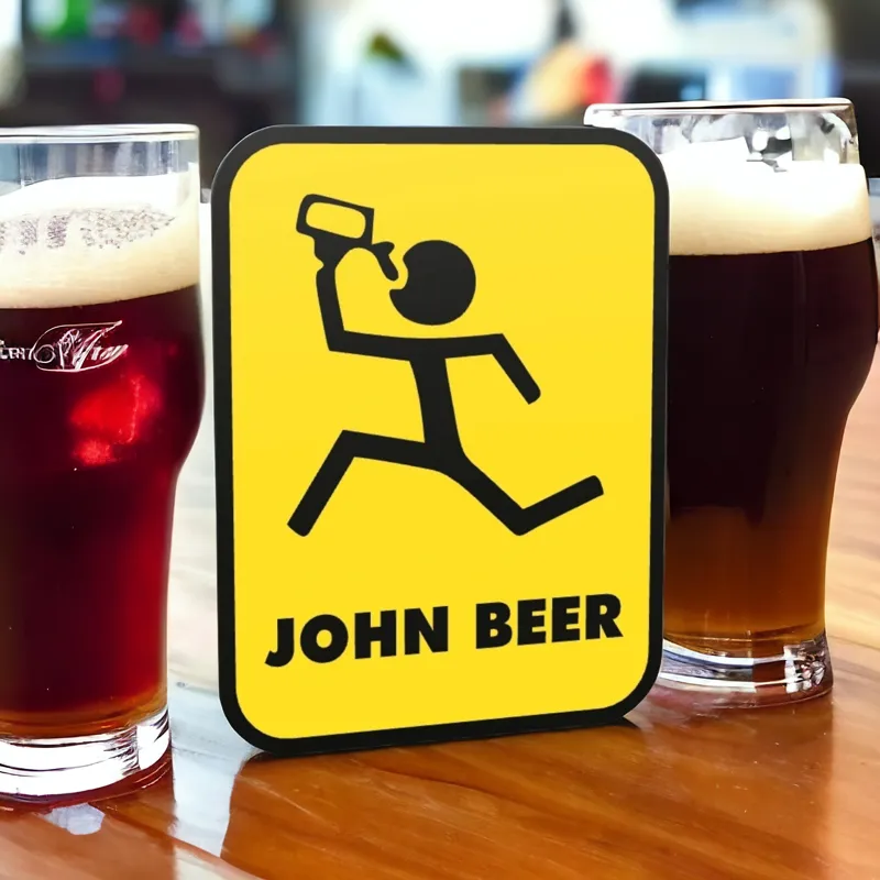 John Beer Plate Sign