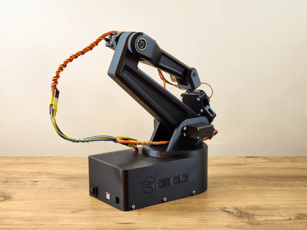 Robotic Arm with Servo & Arduino by Emre Kalem - MakerWorld
