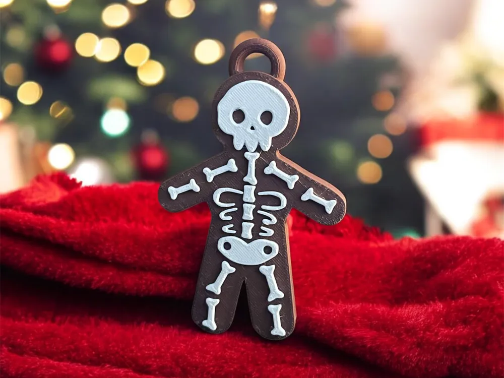 Gingerbread Skeleton Skeleton Gingerbread by Bryantallonn MakerWorld: Download Free 3D Models