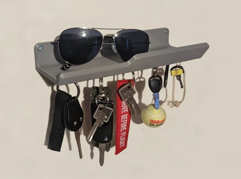 Magnetic Key Holder Shelf
