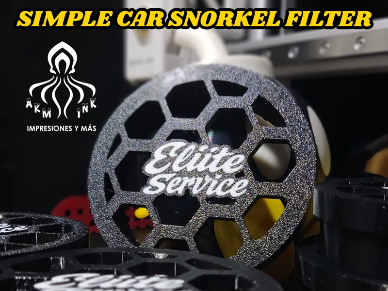 Filtro Simple para Snorknel de Coches