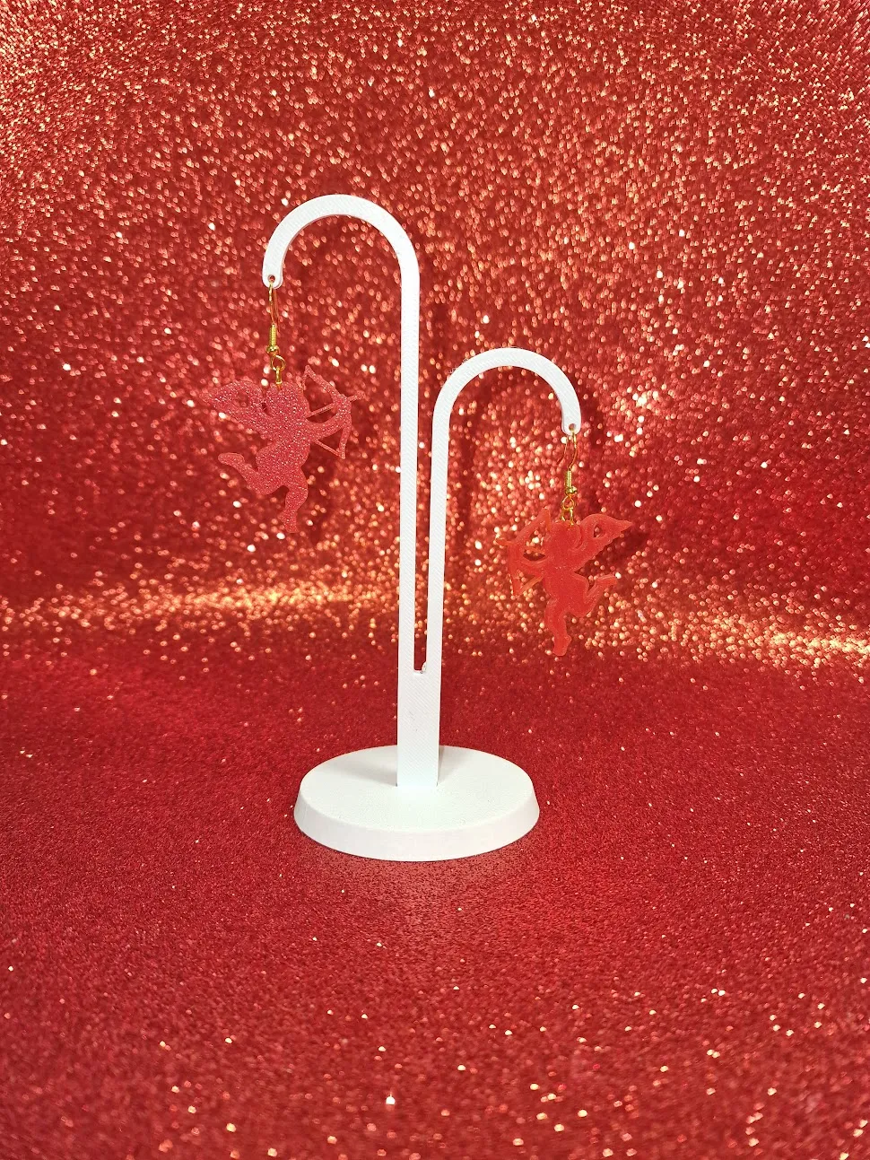 Cupid earring view 3