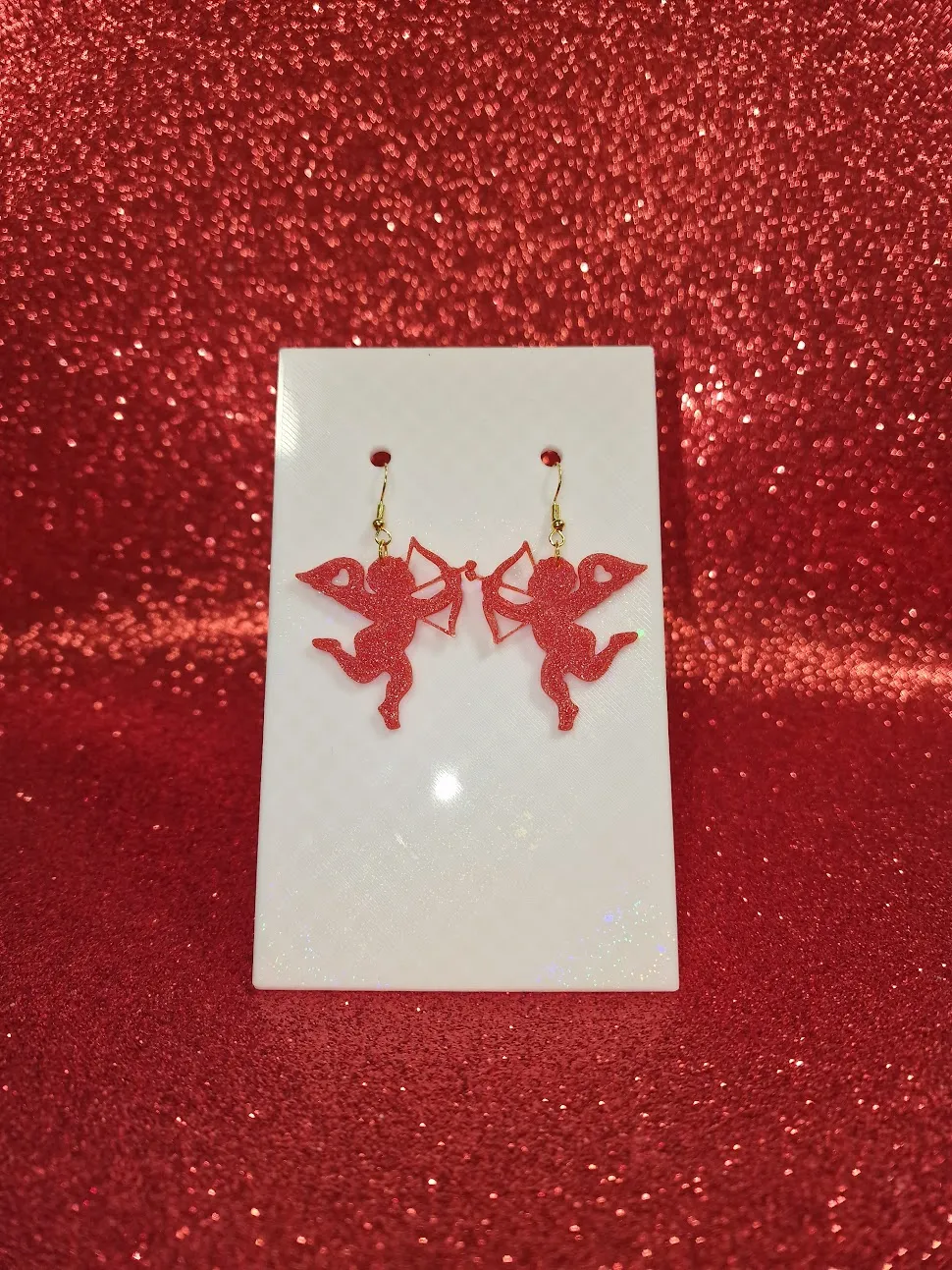 Cupid earring view 2