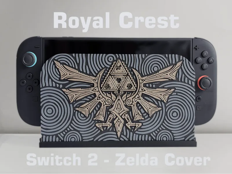 Nintendo Switch 2 - Zelda Cover Royal Crest