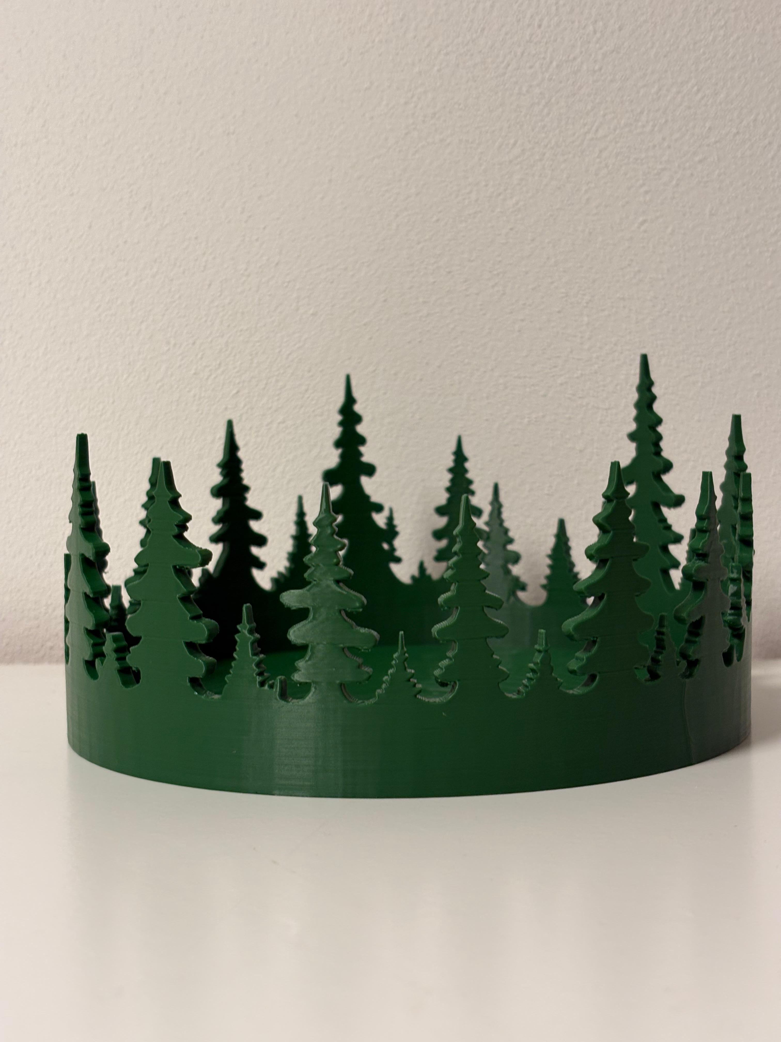 Forest Tree Decorative Tray - 1