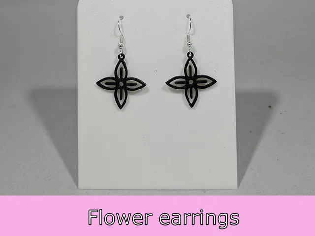 Flower earrings