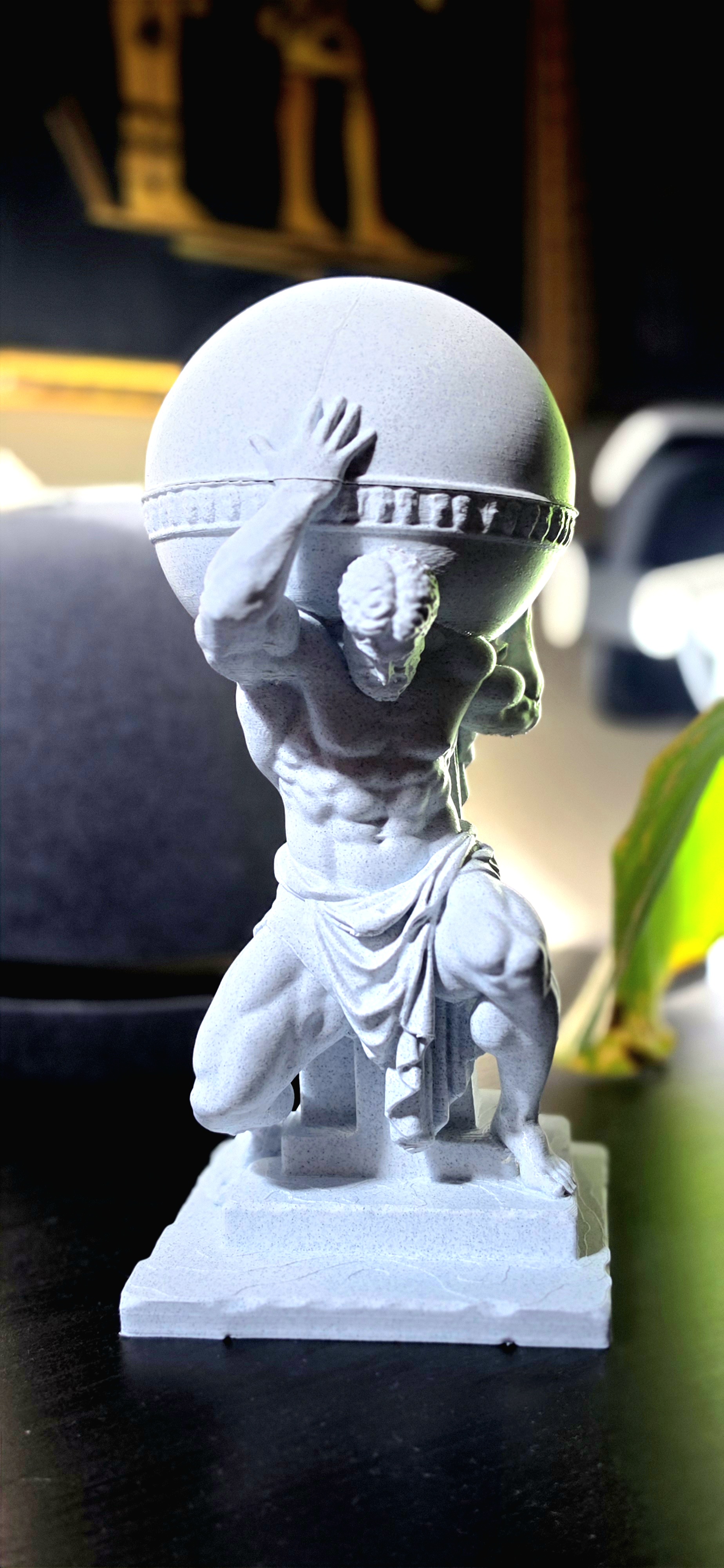 Atlas - Weight of the World - Free 3D Print Model - MakerWorld